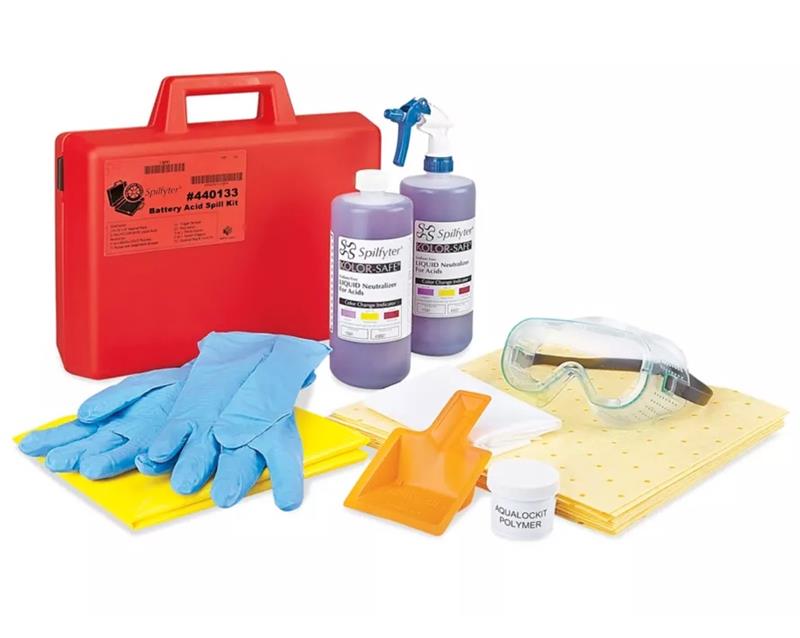 SPILFYTER COMPACT BATTERY ACID SPILL KIT - Plant Safety